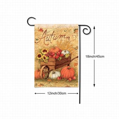 China Health Care Institute Wholesale Custom Any Size 100% Polyester Cartoon Sublimation Blank Autumn Garden Banner for sale