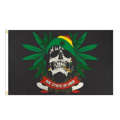 China Health Care Institutes Wholesale Stock 100% Polyester 3x5 Ft 420 WeedFlag Road for sale