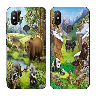 China Wholesale Dynamic Stereo Effect Cell Phone 3D Gradient HD Mobile Phone Case Customized Shockproof Shockproof Cover Device for sale