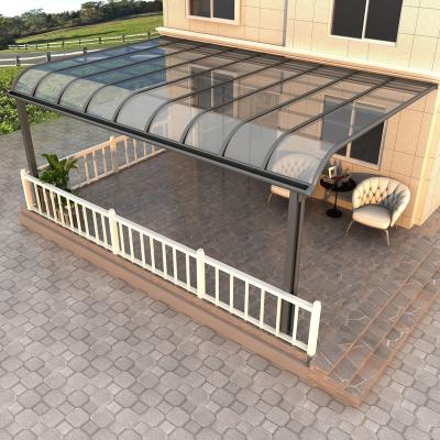 China Outdoor Aluminum UV Protection Roof Top Anti-UV Polycarbonate Tent Frame Patio Tent Covers for sale