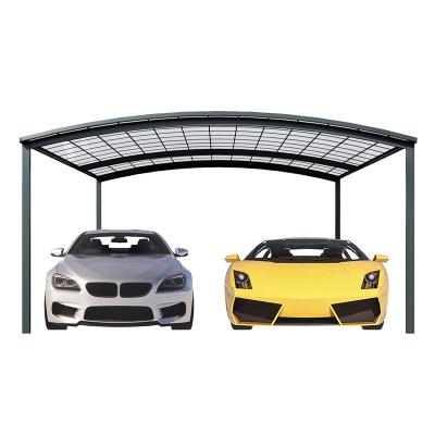 China Waterproof UV-Resistance Outdoor Fireproof Aluminum Car Garage Easy Install Parking Lots Car Garages Free Standing Waterproof Parking Lot for sale