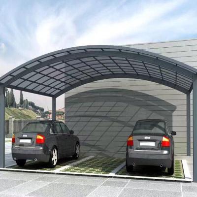 China Waterproof UV-Resistance Car Shelter Aluminum Car Garages Waterproof UV-Resistance Ground Garage Parking Lot for sale