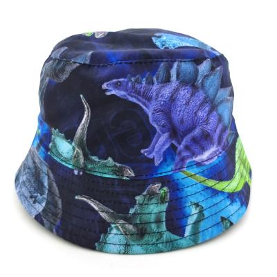 China Casual Fashion Summer Full Print Bucket Hat With Microfiber Polyester Fisherman Hats for sale