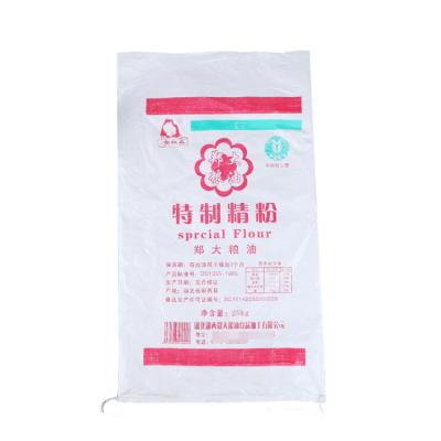 China Recyclable PP Woven Sack / Sack For Packing Flour , Wheat , Paddy , Barley , Cereal Suppliers for sale