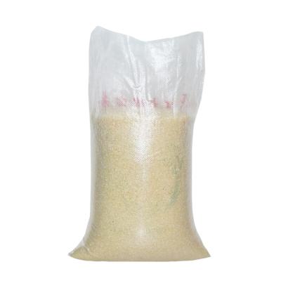 China Wholesale Eco Wheat Flour Recyclable High Quality PP Woven Rice Bag 50 Kg 25kg Transparent Price for sale