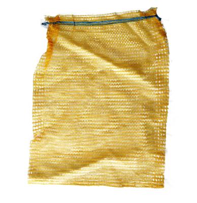 China Large 25kg Recyclable Weave PP Polyester Firewood Grocery Mesh Eco Friendly Knitting Bag for sale