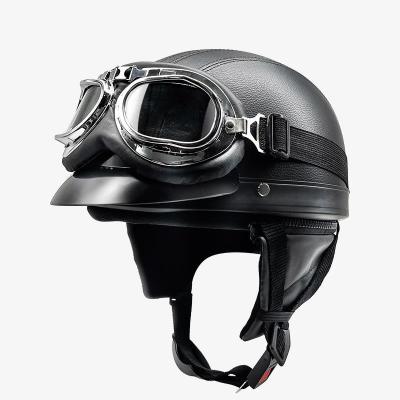 China Winter Warm Motorcycle High Safety Helmet Pilot Small Can Wear Myopia Goggles Four Seasons Universal Dismountable Helmet for sale