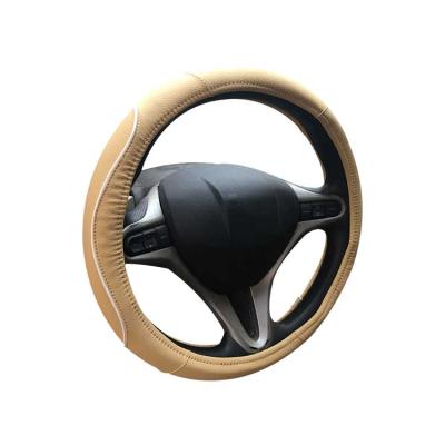 China Sports Luxury Super Fiber Diy Genuine Leather Steering Wheel Cover for sale