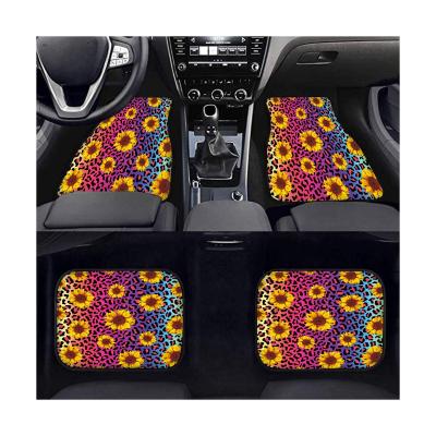 China Manufacture Luxury Professional Custom Universal Waterproof Polyester China Car Rubber Floor Mats for sale