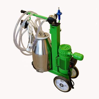 China Factory Easy Operation Chinese Dry Oil Dry Vacuum Pump Single Mobile Milking Machine YZ-003 for sale