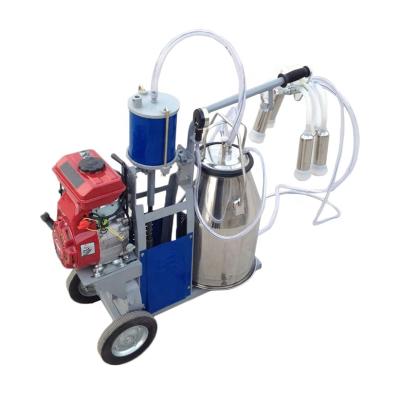 China Chinese Newest Farm Gasoline Milking Machine Factory Manual Gasoline Mobile Milking Machine For Single Cow/Goat/Sheep JF-NV004 for sale