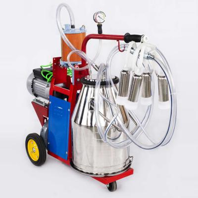 China Cow Dairy Farm Parboiling Paint Mini Cow Milking Machine Milking Machine for sale