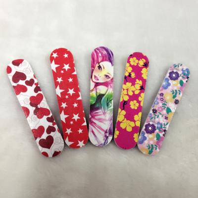 China Nail Care Style Colorful Pattern Pedicure Paper Nail Folder For Salon Disposable Nail Folder for sale