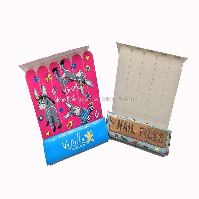 China EMERY South Korea imported sandpaper mini matchbox wooden nail folder for sale