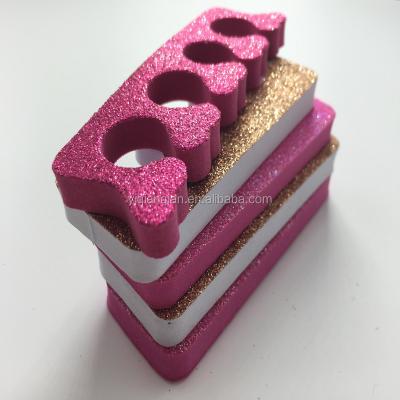 China Toe Separator Cheap Eva Foam Nail Pad Bunion Toe Separator, Sponge Toe Separator for sale