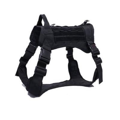 China Factory Customized Customized Tactical Military Dog Training Harness Dog Vest Chest Running Strap for sale