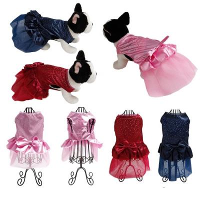 China Sustainable Hot-selling Pet Clothes Spring and Summer Princess Fluffy Dress Pet Little Princess Dress for sale