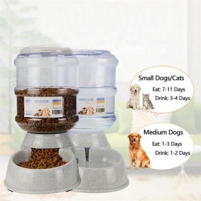 China Cat Smart Water Drinking Food Automatic Wholesale Dispenser Dog 3.5L Automatic Pet Feeder for sale