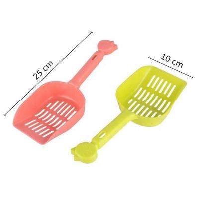 China Sustainable Wholesale Cheap Plastic Pet Tools Big Clean Scoop Toilet Cleaning Poop Cat Litter Shovel for sale