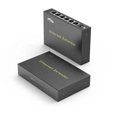 China 4 Port RJ45 Extender 300m Ethernet USB Network Extender Downstream 4 Ports, Uplink 2 Ports for sale