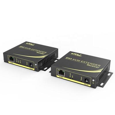 China EKL 4K DVI KVM Extender Network DVI Cable Extender 100m DV1*1,USB*1,RJ45*1 Input DVI*1,USB*2,RJ45*1 Output Ports for sale