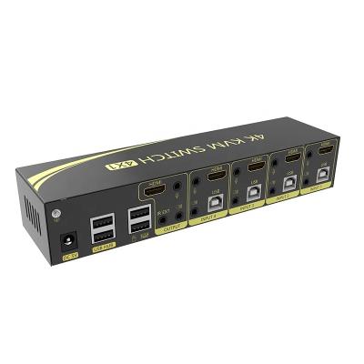 Κίνα eKL 2.0 Desktop HDMI KVM switch with audio HD USB 4 in 1 out KVM switch προς πώληση