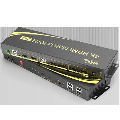 Κίνα EKL-212HN 2 In 2 Out Free Switch With 2 USB 2.0 Ports 4K Hdmi Kvm Switch Dual Monitor 4 Port Kvm Switch προς πώληση