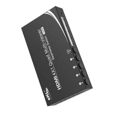 China Sale 1080P HDMI switch Quad multi-viewer hdmi splitter 4 port IR control for sale