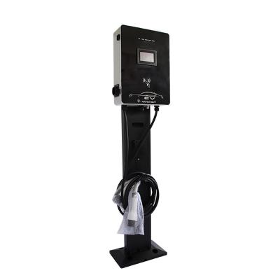 China New Energy Vehicle Parts Wholesale 7KW AC Hanging Wall Mounted EV Charger Wall Box 11KW 22KW Charging Stations for sale