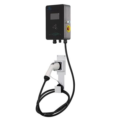 China 3.5kw Europe 16a 1phase Standard EV Wall Charging Station With IEC 62196-2 Type 2 Plug KN-EHP-32A7 for sale