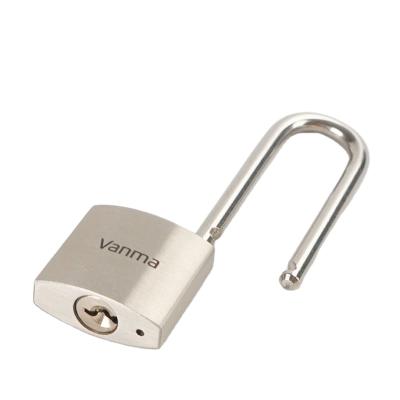 China Waterproof Thin Stainless Steel Shackle And Body Security Padlocks With Different Key for sale