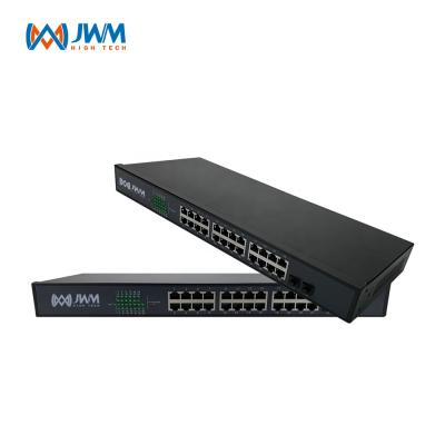 China Support PoE IP Cameras Best Price 24 SFP Port Gigabit Fiber Poe Switch 2 SFP 2 Ports Ethernet Switch for sale