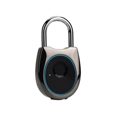 China Rechargeable Bike Fingerprint Biometric Electronic Padlock/Package/Cabinet/Waterproof Smart Lock Fingerprint dooor JWM Lucchetto Bici for sale