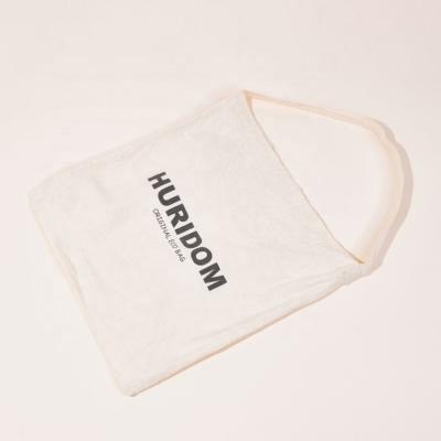 China Factory supply 2022 new ultra-thin cotton new cotton shoulder bag folding shopping bag washed canvas female direct from Central Institute of Statistics Korea for sale