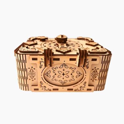 China DIY TOY Christmas Gift DIY Handmade Wood Crafts 3D Puzzle Kit jigsaw puzzles Educational kids toys for sale