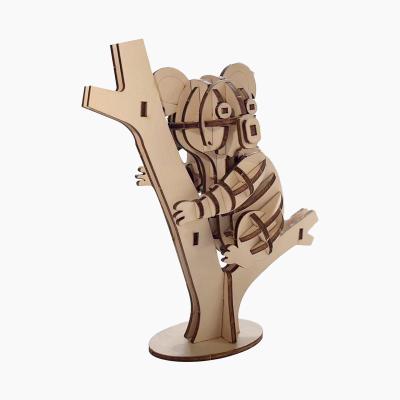 China DIY TOY 3d Puzzles Construction Kit Koala 3D Wooden Puzzles Games for sale