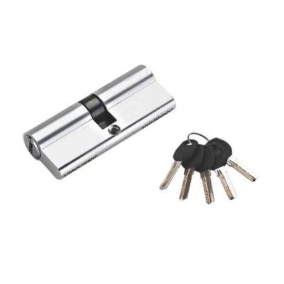 China Brass Core Door Lock Copper Cylinder [SX004] Copper/Aluminum Aluminum Shell With 5 Copper Keys 60mm-100mm for sale