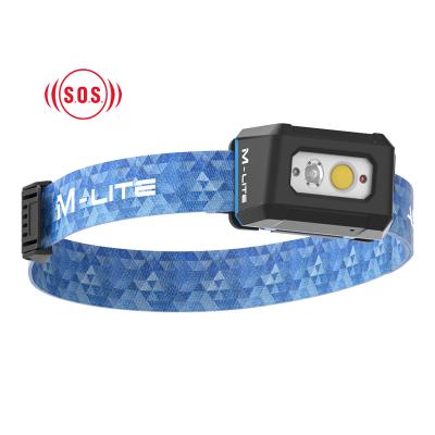 China Climbing Running SAL 200lm Rechargeable Waterproof Rising Emergency Camping Emergency Running Led Light Headlamp for sale