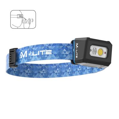 China SAL M-Lite 200lm Rechargeable Outdoor Motion Sensor Portable Waterproof LED Headtorch Rising Light for sale