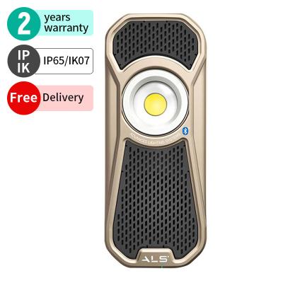 China SAL 600lm Portable Rechargeable Audio Light IP65 IP07 Handheld Led Work Light AUD601R for sale