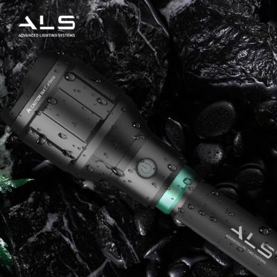 China SAL 12000lumen Long Range Camping Rechargeable Waterproof Torch Light Rescue Led Bright Flashlights for sale