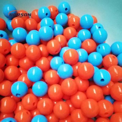 China Industrial Sports/Machinery Ship...Luminous Factory/Matt NR Balls With Half Hole Rubber Custom Rebounding Ball Silicone Beater Drum Mallets Ball for sale