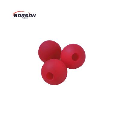 China Industrial Sports / Machinery Ship ... Hard Natural Rubber Custom Balls With Half Hole Bouncing Ball Factory Silicone Beater Drum Mallets Rubber Ball for sale