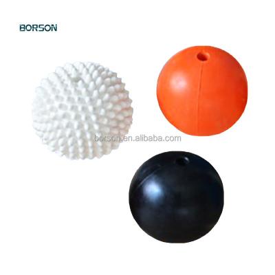 China Industrial Custom Ball Hard/Soft Rubber/Silicone Solid NR No Marking Natrile Oil Resistant EPDM 4 Inch Soft Rubber Balls for sale