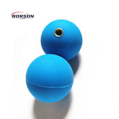 China Industrial/Machinery Sports Ship... Custom Rubber Rebounding Balls Factory Drum Mallets Drum Hard Small Hard Silicone Ball With Screw And Half Hole for sale