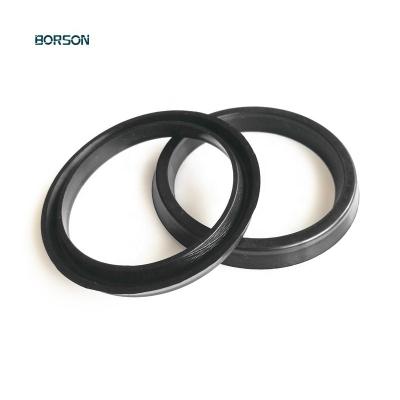 China Rubber Type Hydraulic Rubber Rings Piston U Cup Rod Rubber Sealing Gasket Industry Silicone EPDM NBR Lip Seal Rings YXD for sale