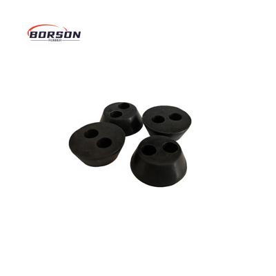 China Heat Resistance Lab Rubber Bungs Solid Silicone Plug Plug Conical Rubber Hole Plugs Lab Tubing Bungs Plugs for sale