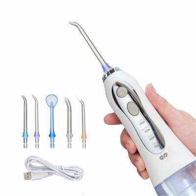 China 2021 Best Rechargeable Oral Protable Irrigator IPX7 Waterproof Dental Cordless Water Flosser Clean Teeth for sale