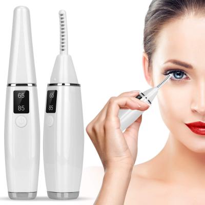 China USB HEATING Rechargeable Electric Eyelash Curler Heated Eyelash Curler For Quick Natural Curling Long Lasting Eyelashes Curl Tool for sale