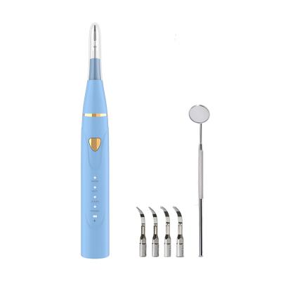 China Portable Teeth Cleaning CE Certified 4 Adjustable Modes Teeth Stain Waterproof IPX7 Ultrasonic Plaque Remover Tooth Cleaner for sale